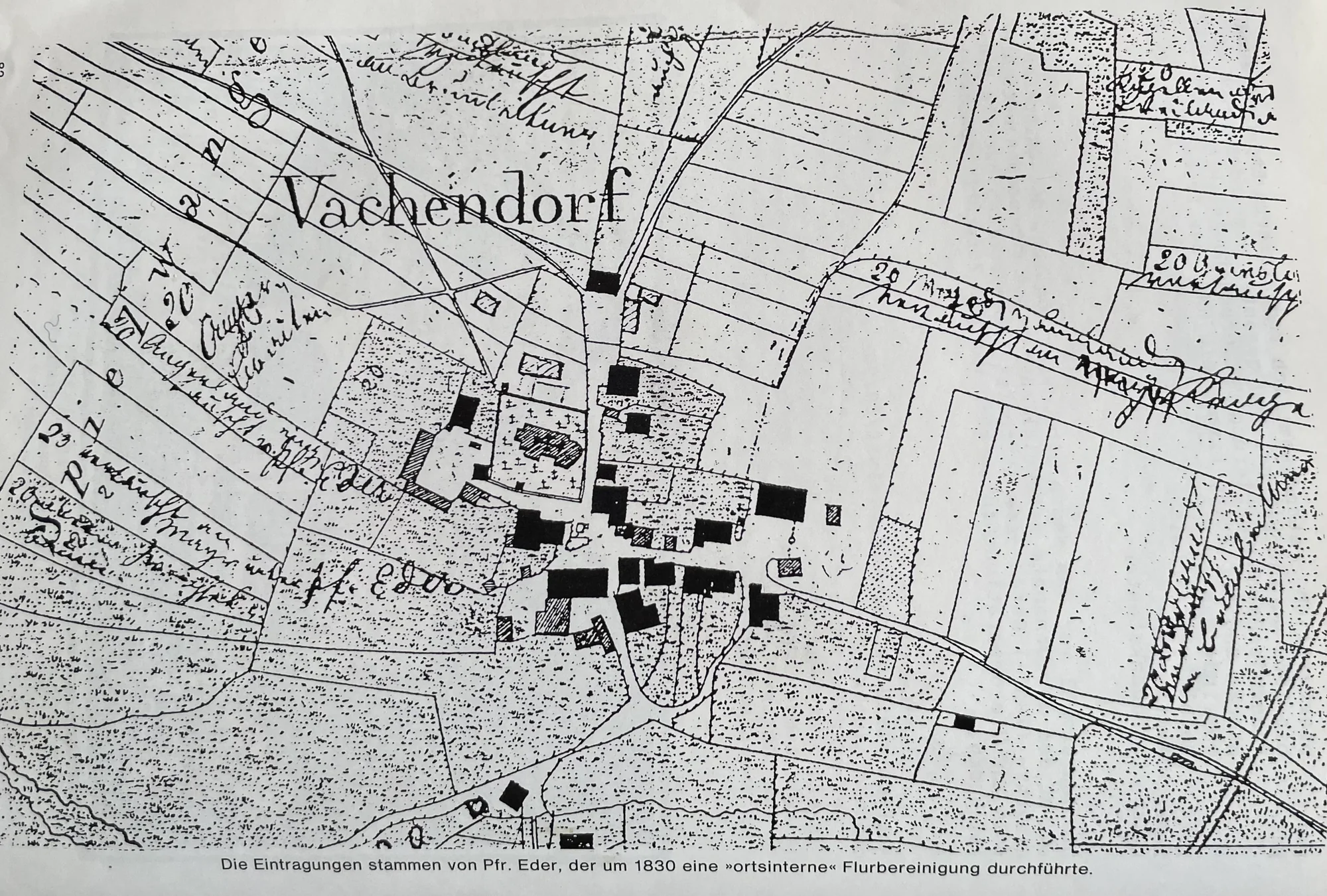 Urkatasterblatt, Pfarrer Eder