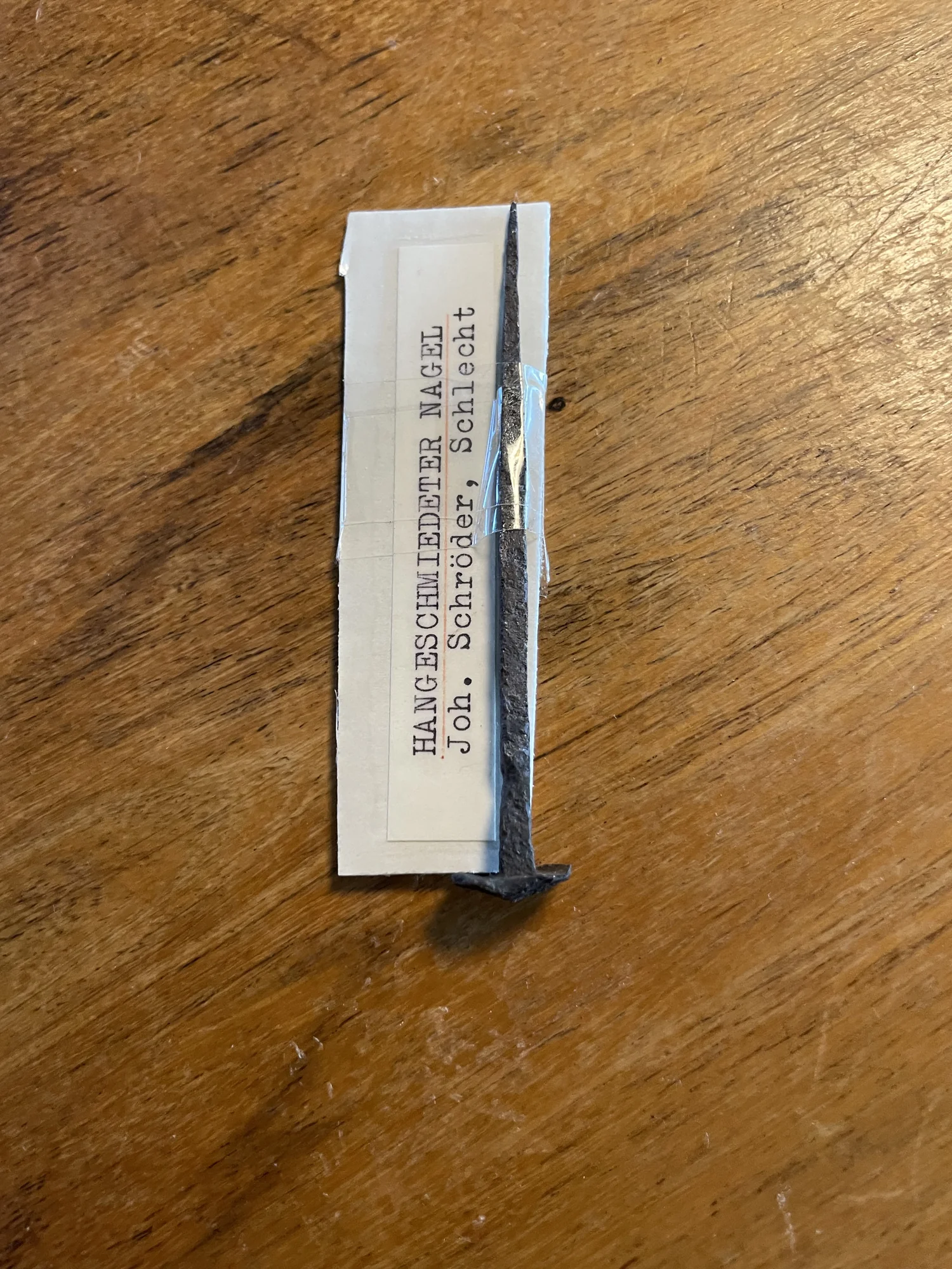 Nagel, handgeschmiedet